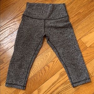 Lululemon - Capri workout pants.